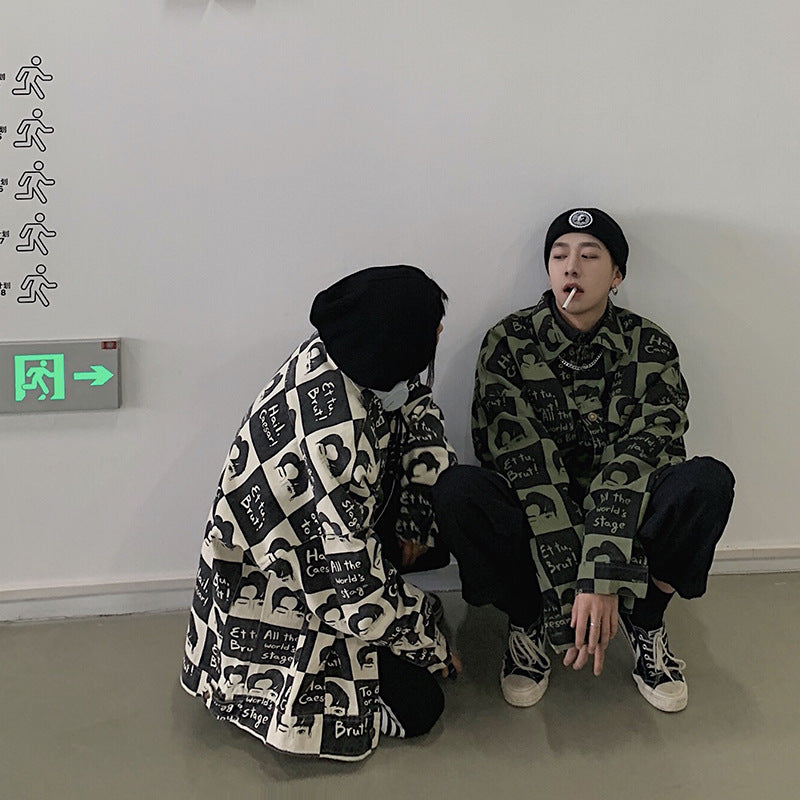 Unisex Streetwear Work Jacket for Couples