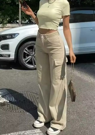 Women's Adjustable Cargo Pants – Streetwear Fit