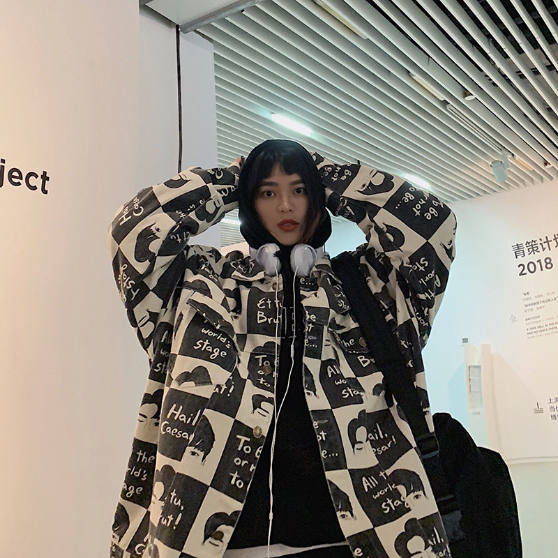 Unisex Streetwear Work Jacket for Couples