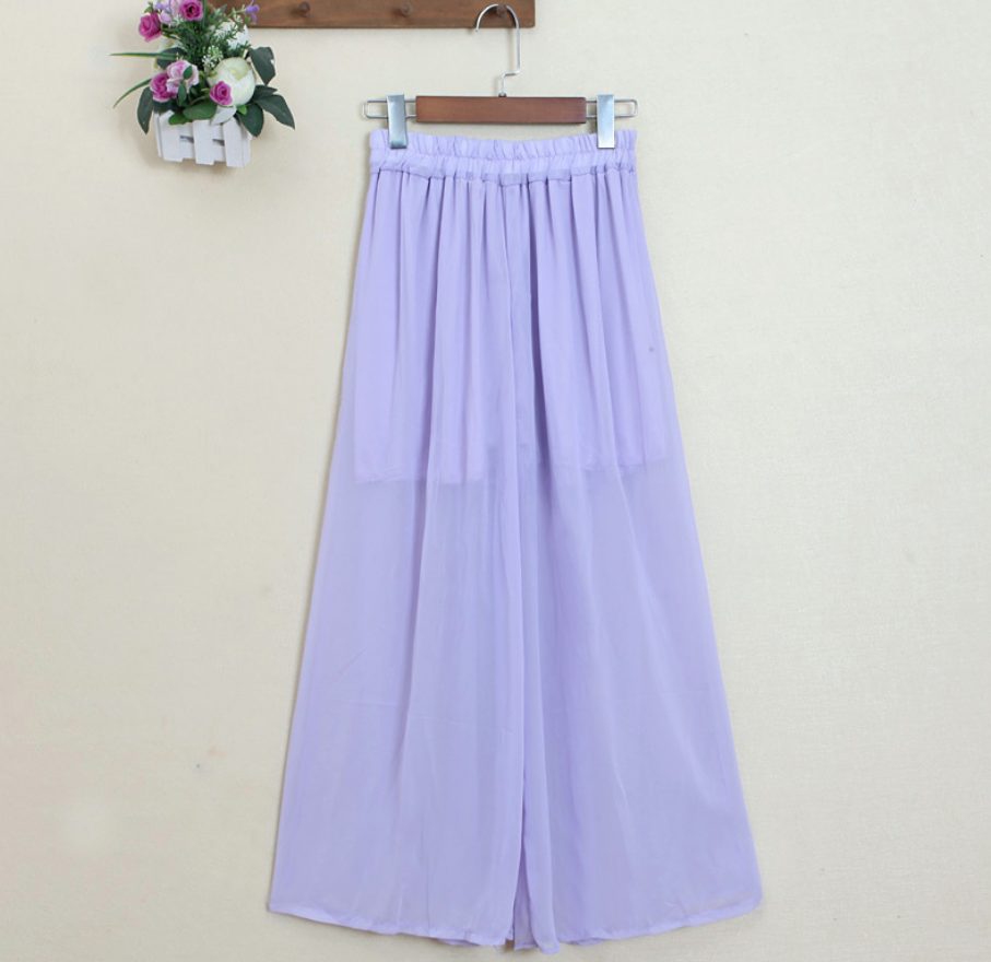 Chiffon Long Pants, Skirts, and Fashion Pants Skirts