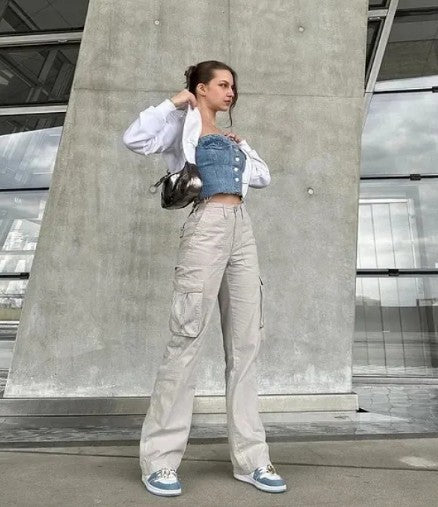 Women's Adjustable Cargo Pants – Streetwear Fit