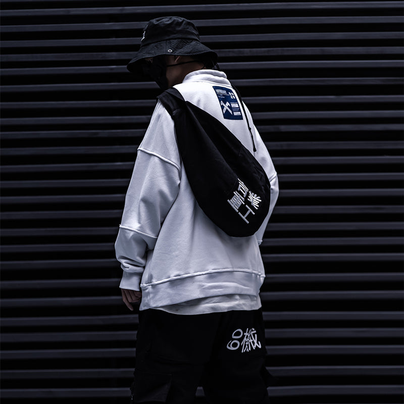 Streetwear Embroidered Unisex Crossbody Bag