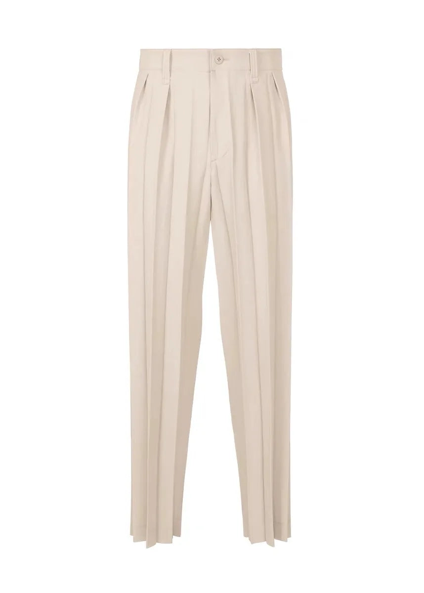 Miyake Fold Winter New Niche Design Casual Loose Thin Origami Straight Leg Dress Pants