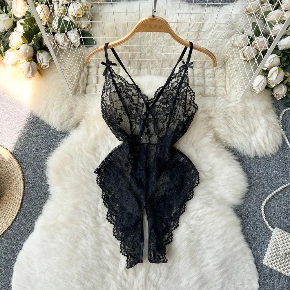 Sexy Japan Sleeveless Slim Fit Kimono Elegant Print Pajama V-Neck Irregular Short Dress Erotic Lingerie Women Hotsweet Nightgown