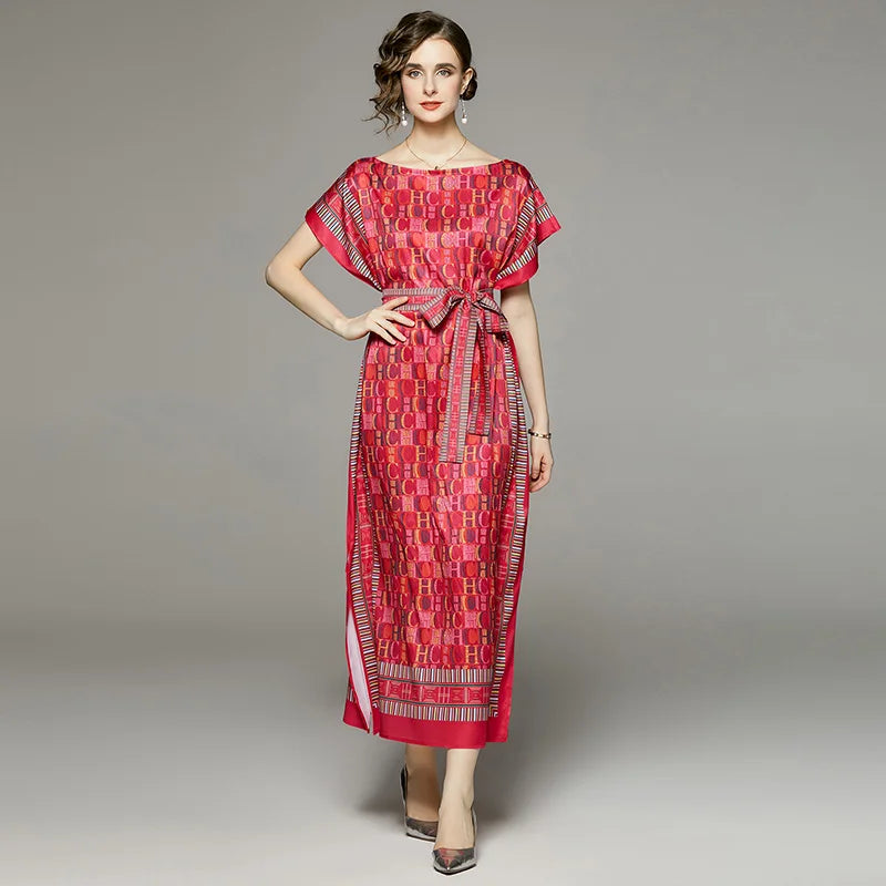 Autumn Gorgeous Flower Print Mini Dress Women's Stand Long Lantern Sleeve Single Breasted Sashes Lace Up Beach Party Vestidos