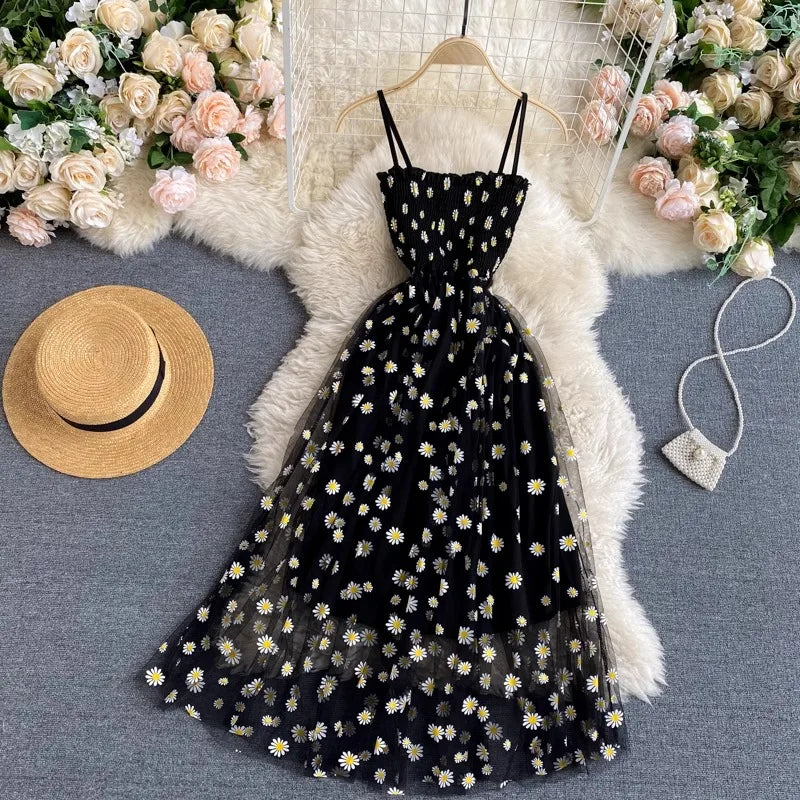 Fairy Floral Mesh Dress