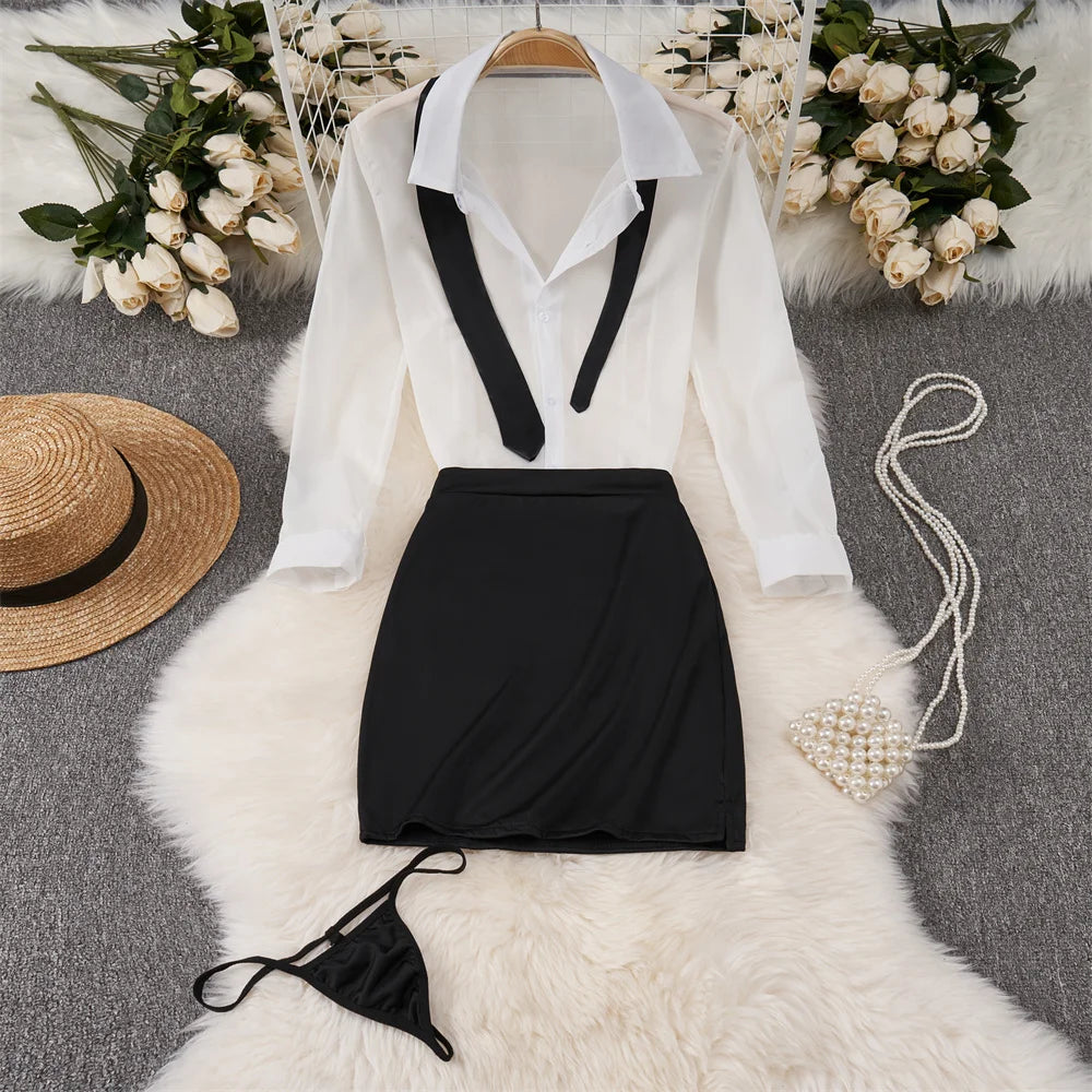 Sexy Japan Sleeveless Slim Fit Kimono Elegant Print Pajama V-Neck Irregular Short Dress Erotic Lingerie Women Hotsweet Nightgown