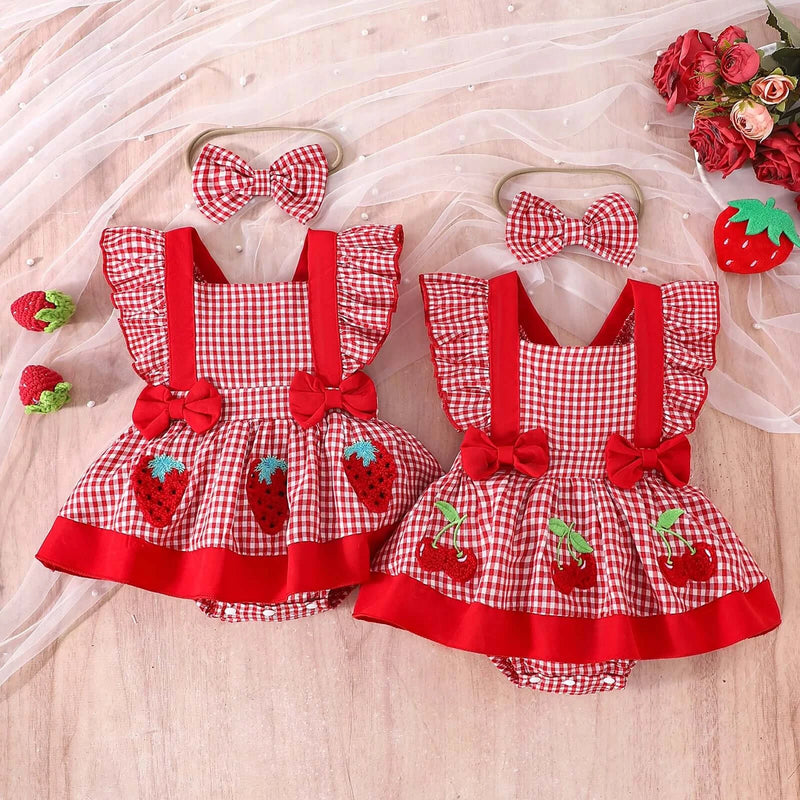 baby girl plaid dress and pants set