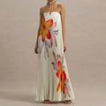 Solid Loose Patchwork Simple Maxi Dress, Women Summer Casual Sleeveless Chic Party Dress, Backless Sexy Holiday Dress Vestidos