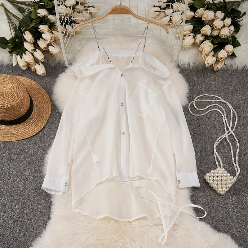 Sexy Japan Sleeveless Slim Fit Kimono Elegant Print Pajama V-Neck Irregular Short Dress Erotic Lingerie Women Hotsweet Nightgown