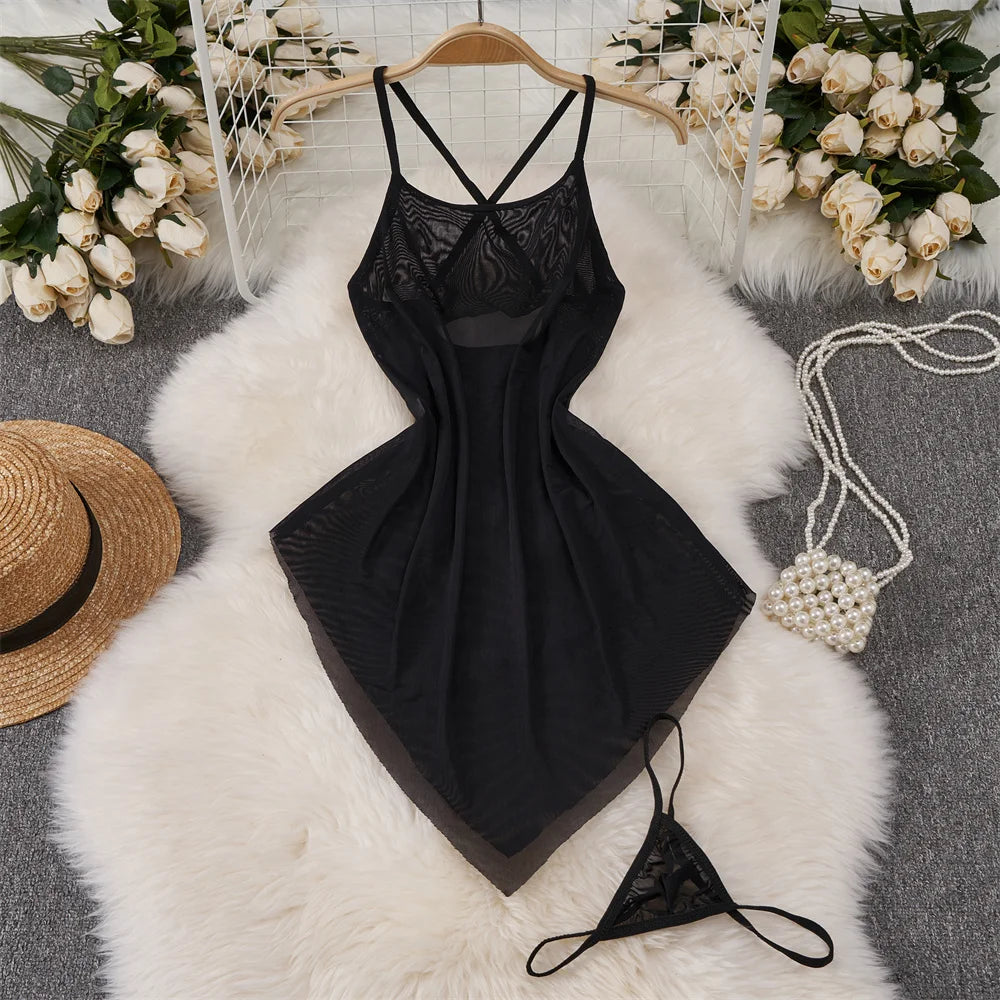 Sexy Japan Sleeveless Slim Fit Kimono Elegant Print Pajama V-Neck Irregular Short Dress Erotic Lingerie Women Hotsweet Nightgown