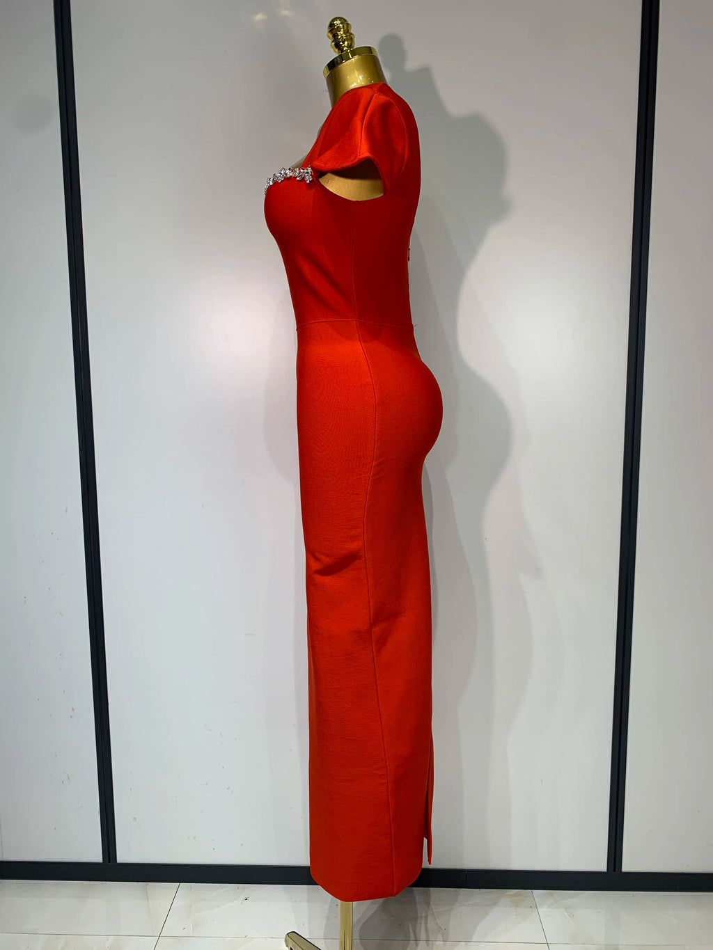 Women Sexy Square Collar Diamonds Bodycon Bandage Dress 2025 Celebrity Elegant Evening Club Party Luxury Birthday Dresses