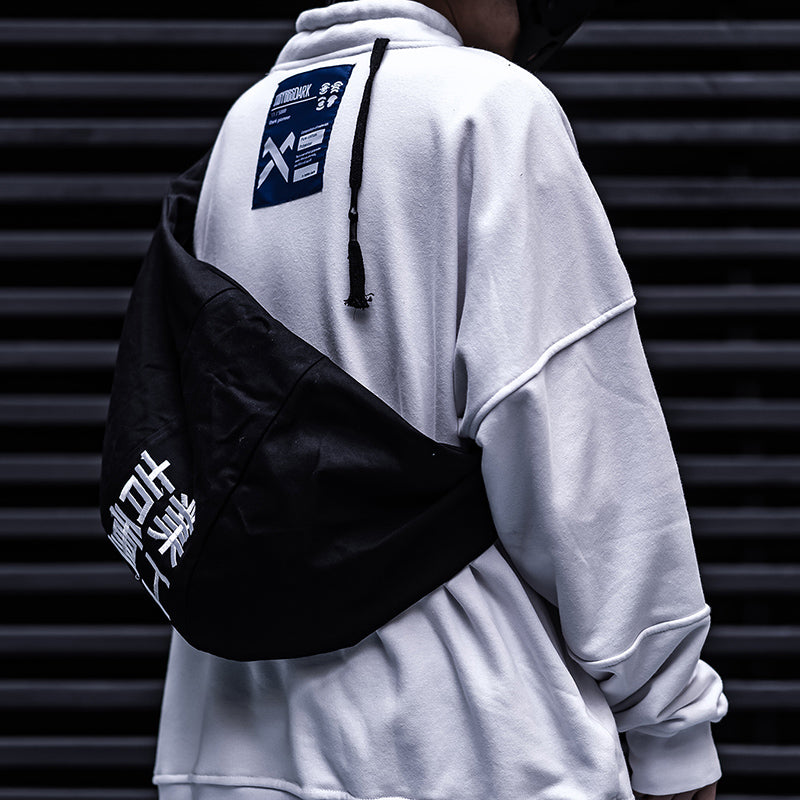 Streetwear Embroidered Unisex Crossbody Bag