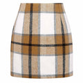 Astreeas Winter Skirts for Women Skirts for Women Plaid Skirts for Women High Waist Wool Mini Pencil Skirt Casual Bodycon Flannel Skirts 2024 Fall Winter A Line Skirt
